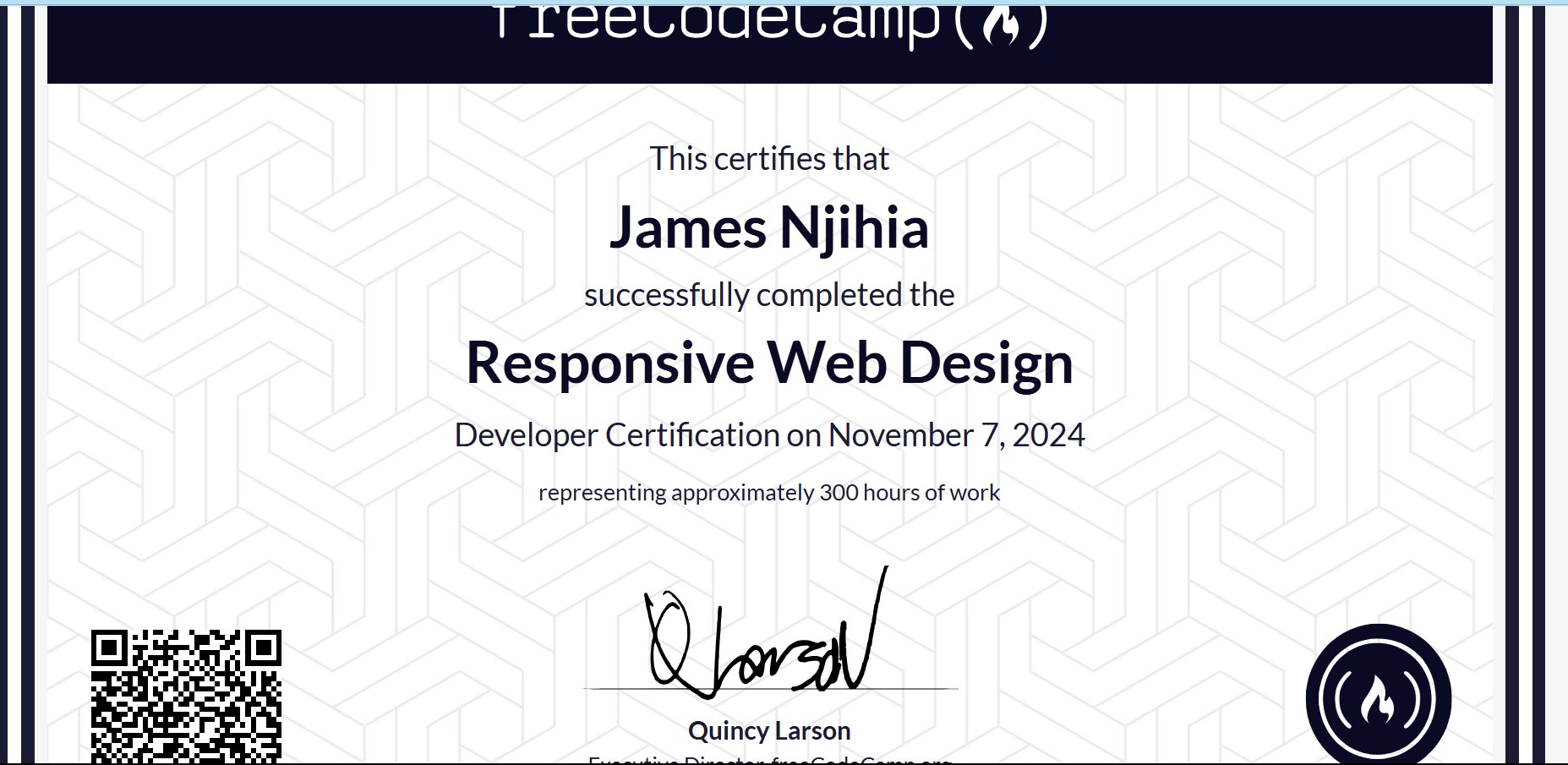 Certification 1